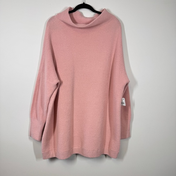 Free People Ottoman Dusty Pink Tunic Sweater Womens Size Large - Picture 3 of 11